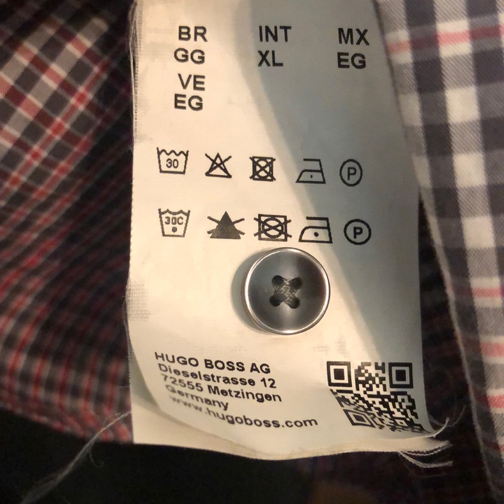 Checkered Button Front Small Str - image 6